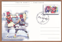 AC - TURKEY POSTAL STATIONARY - SYDNEY OLYMPIC GAMES 2000 BOXING ANKARA 15 SEPTEMBER 2000 - Interi Postali