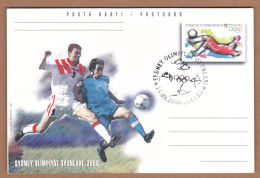 AC - TURKEY POSTAL STATIONARY - SYDNEY OLYMPIC GAMES 2000 FOOTBALL ANKARA 15 SEPTEMBER 2000 - Postal Stationery