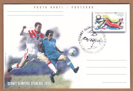 AC - TURKEY POSTAL STATIONARY - SYDNEY OLYMPIC GAMES 2000 FOOTBALL ANKARA 15 SEPTEMBER 2000 - Ganzsachen