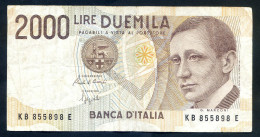2000  Lire " ITALIE "  3 Octobre 1990    TTB       Bc 53 - 2000 Lire