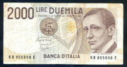 2000  Lire " ITALIE "  3 Octobre 1990    TTB       Bc 53 - 2000 Liras