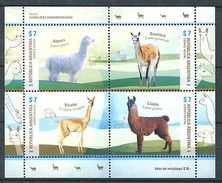 181 ARGENTINE 2015 - Yvert 3085/88 - Lama - Neuf ** (MNH) Sans Trace De Charniere - Unused Stamps
