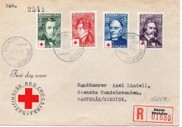 Carta De Finlandia De 1948  Red Cross - Covers & Documents