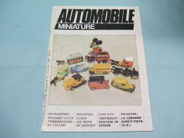 Magazine AUTOMOBILE MINIATURE N°9 Décembre 1984 - Literatur & DVD