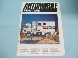 Magazine AUTOMOBILE MINIATURE N°12 Mars 1985 - Littérature & DVD