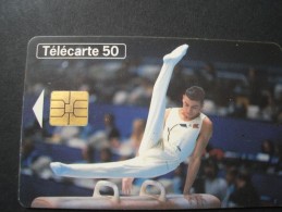 FRANCE USED PHONECARDS SPORT - Télécartes Holographiques