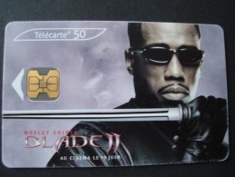 FRANCE USED PHONECARDS CINEMA - Télécartes Holographiques