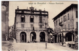 SALUTI DA MONCALIERI - PALAZZO MUNICIPALE - TORINO - Vedi Retro - Formato Piccolo - Moncalieri