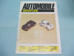 Magazine AUTOMOBILE MINIATURE Peugeot 205 Turbo N°16 Juillet Août 1985 - Letteratura & DVD