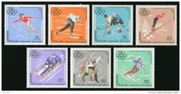 Serie Set Jeux Olympiques Grenoble Olympic Games Neuf ** MNH  - Mongolie Mongolie 1967 - Mongolia