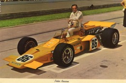 Peter Revson   -  2nd 1971  Indianapolis 500 Miles  -  Carte Postale - IndyCar