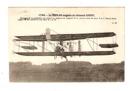 CPA  Aviation Biplan Anglais Du Colonel CODY - ....-1914: Precursors