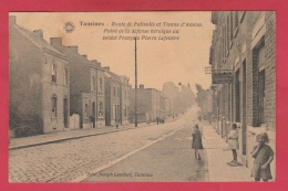 Tamines - Route De Falisolle Et Tienne D´Amiou - 1924 ( Voir Verso ) - Sambreville
