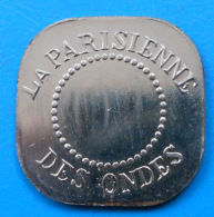 Paris La Parisienne Des Ondes 10 Centimes Zinc Nickelé 26x26 INEDIT + SUPERBE - Monetary / Of Necessity