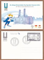 AC - TURKEY POSTAL STATIONARY - 25th WINTER UNIVERSIADE ERZURUM 27 JANUARY 2011 - Interi Postali