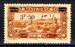 Siria 1926 N. 179 Pi. 3,50 Su Pi 0,75 DOPPIA VARIETA' Sovrastampa Recto-verso Rovesciata Al Verso MLH Catalogo € 40 - Unused Stamps