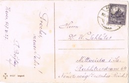 20057. Postal HEVES (Hungria) 1927 A Alemania - Lettres & Documents