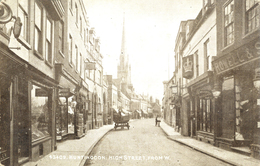 CAMBS - HUNTINGDON - HIGH STREET FROM W - ANIMATED Ca227 - Huntingdonshire