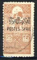 Siria 1945 N. 284 Pi. 25 Bruno Rossastro Usato Catalogo € 7,50 - Oblitérés