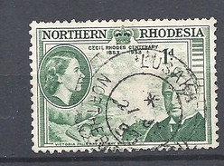 RHODESIA DEL NORD        1953 The 100th Anniversary Of The Birth Of Cecil Rhodes, 1853-1902 USED - Rhodésie Du Nord (...-1963)