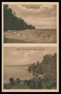 SÃO TOMÉ E PRÍNCIPE- Roça Ponta Figo-Furnas;Praia Da Roça Colonia Açoriana(Ed. Auspicio Menezes Nº T 9712) Carte Postale - São Tomé Und Príncipe