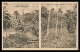 SÃO  TOMÉ E PRÍNCIPE-Roça Ponta Figo-Furnas;Praia Da Roça Colonia Açoriana(Ed. Auspicio Menezes Nº T 9711) Carte Postale - Sao Tome Et Principe