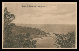 SÃO TOMÉ E PRÍNCIPE - Praia Da Roça Santa Catharina (Ed. Auspicio Menezes Nº T 9705) Carte Postale - Sao Tome And Principe
