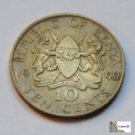 Kenia - 10 Cents - 1990 - Kenya