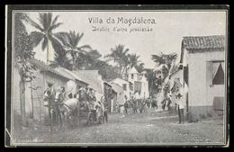 SÃO TOMÉ E PRÍNCIPE  - ROMARIAS - Villa Da Magdalena - Desfile D'uma Procissão  (Ed. '"A Ilustradora") Carte Postale - Sao Tome And Principe
