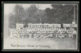 SÃO TOMÉ E PRÍNCIPE  - Roça Queluz- Fórma Do Pessoal (Ed. "A Ilustradora") Carte Postale - Sao Tome Et Principe