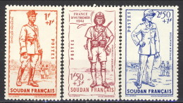 Sudan 1941  Serie N. 122-124 MH Catalogo € 4,50 - Non Classificati