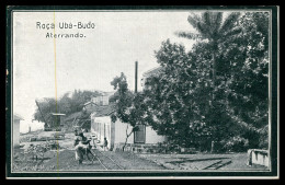 SÃO TOMÉ E PRÍNCIPE- Roça Uba Budo - Aterrando (Ed. "A Ilustradora") Carte Postale - Sao Tome Et Principe