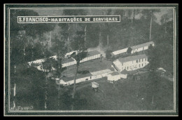 SÃO TOMÉ E PRÍNCIPE- S. Francisco - Habitações De Serviçaes (Ed. "A Ilustradora") Carte Postale - Sao Tome Et Principe