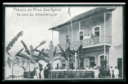 SÃO TOMÉ E PRÍNCIPE- Passeio Ao Ilheu Das Rolhas- Na Casa Da Administração  (Ed. "A Ilustradora") Carte Postale - São Tomé Und Príncipe