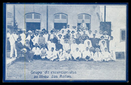 SÃO TOMÉ E PRÍNCIPE- Grupo De Excurcionistas Ao Ilheu Das Rollas (Ed. "A Ilustradora") Carte Postale - São Tomé Und Príncipe