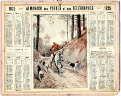 CALENDRIER Grand Format: 1925: La Chasse à Courre: A La Voie - Grand Format : 1921-40