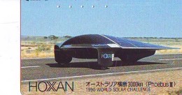 Télécarte Japon * Voiture à Energie Solaire (44)  Solar Car Japan Phonecard * Auto Telefonkarte * HOXAN - Voitures