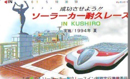 Télécarte Japon * Voiture à Energie Solaire (50)  Solar Car Japan Phonecard * Auto Telefonkarte * - Voitures