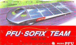 Télécarte Japon * Voiture à Energie Solaire (52)  Solar Car Japan Phonecard * Auto Telefonkarte * - Voitures