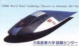 Télécarte Japon * Voiture à Energie Solaire (45)  Solar Car Japan Phonecard * Auto Telefonkarte * AUSTRALIE - Voitures