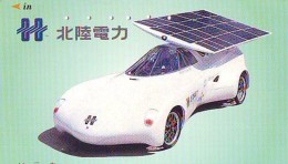 Télécarte Japon * Voiture à Energie Solaire (56)  Solar Car Japan Phonecard * Auto Telefonkarte * - Voitures