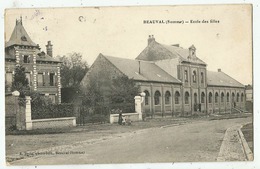 Beauval (80.Somme) Ecole Des Filles - Beauval