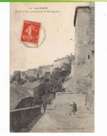 CPA-82-1908-LAUZERTE-UN COIN DU QUARTIER DE LA BARBACANE-ANIMEE-PERSONNAGES- - Lauzerte