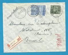 768+771 Op Brief Aangetekend Met Stempel STROMBEEK-BEVER (VK) - 1948 Export