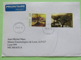 Norway 2012 Cover To Nicaragua - Nature Trees - Storia Postale