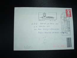 LETTRE TP MARIANNE DE BRIAT 2,50 OBL.MEC.28-2-1992 PAU CENTRE DE TRI (64) OBL.MEC.ATTENTION COURRIER MAL CODE COURRIER R - 1989-1996 Maríanne Du Bicentenaire