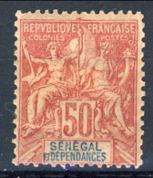 Senegal 1892 - 93 N. 18 C. 50 Rosa MLH Catalogo € 50 - Andere & Zonder Classificatie