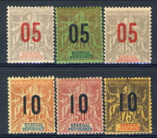 Senegal 1912 Serie N. 47-52 MH Catalogo € 21 - Altri & Non Classificati