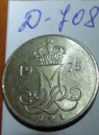 Danemark Denmark 10 Ore 1975 Coin (LOT - 708) - Denmark