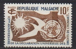 Madagascar - 1958 - Yvert N° 335 **  - Déclaration Des Droits De L'Homme - Unused Stamps